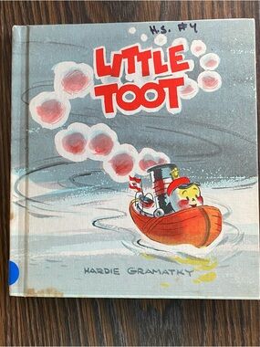 Little Toot Hardcover Kids Book - Red Boat